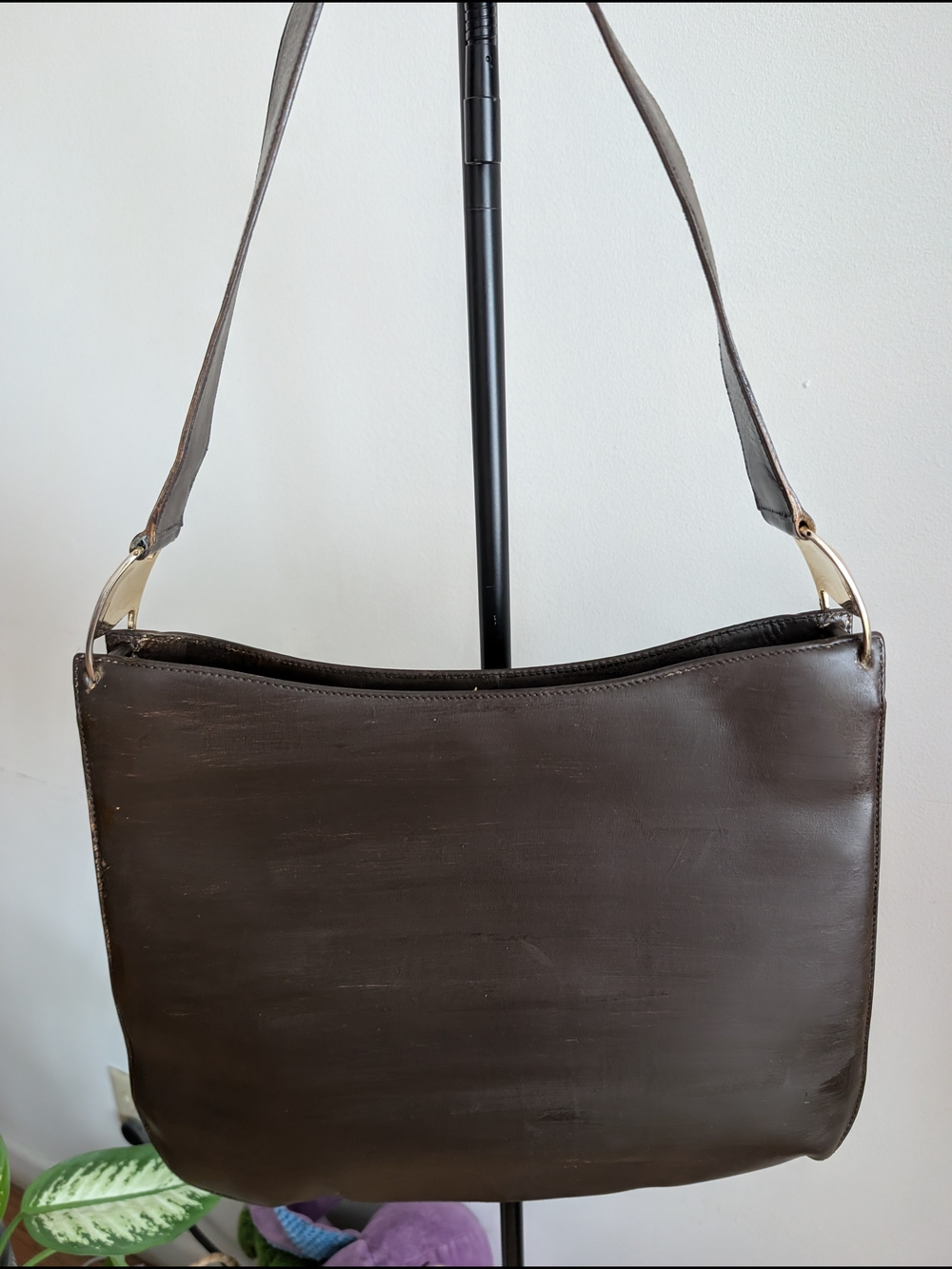Ferragamo Shoulder Bag in Dark Brown